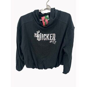 Paul Tazewell Wicked Hoodie L Black Graphic Sweatshirt NEW Broadway Collab